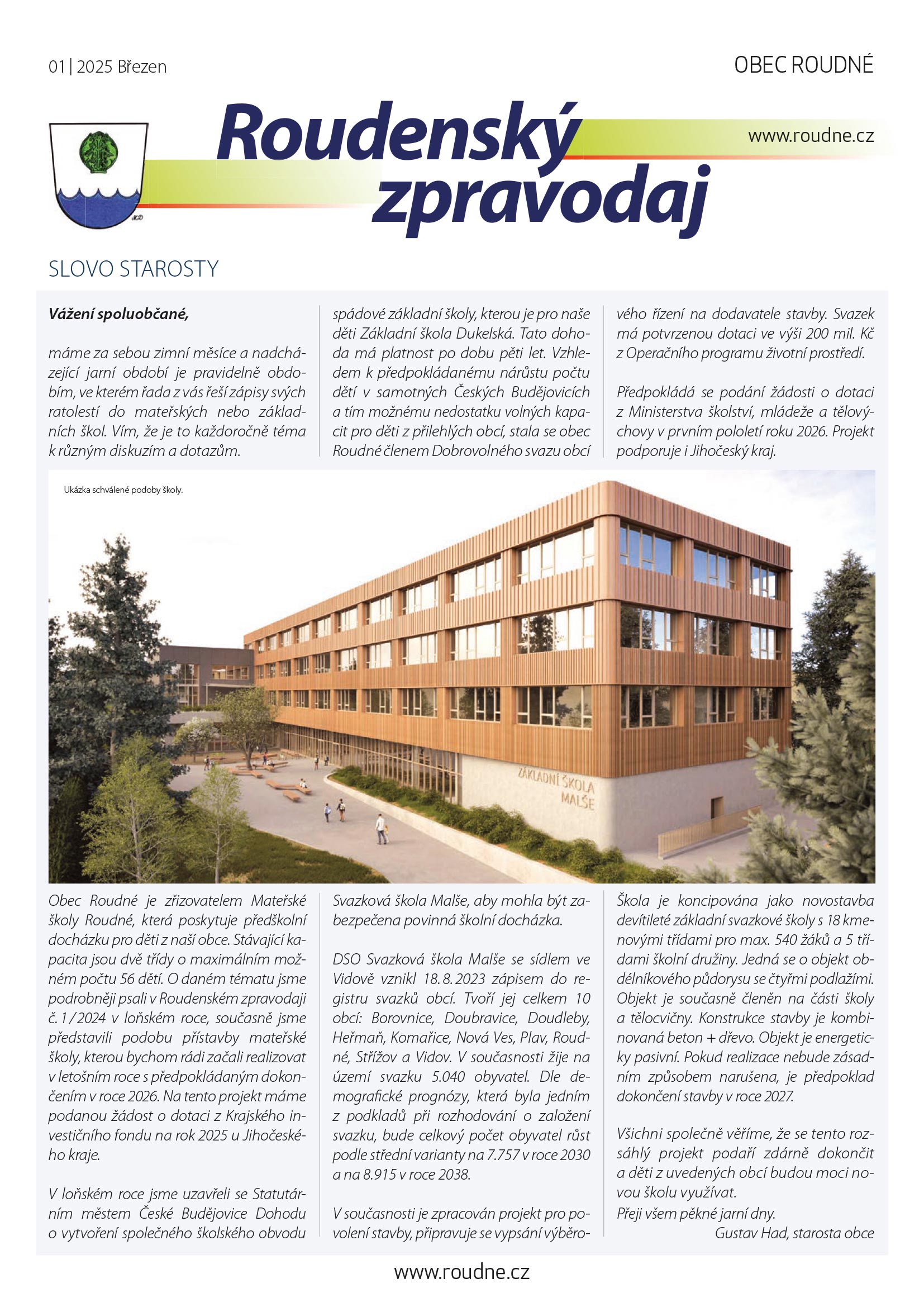Roudenský zpravodaj číslo 74