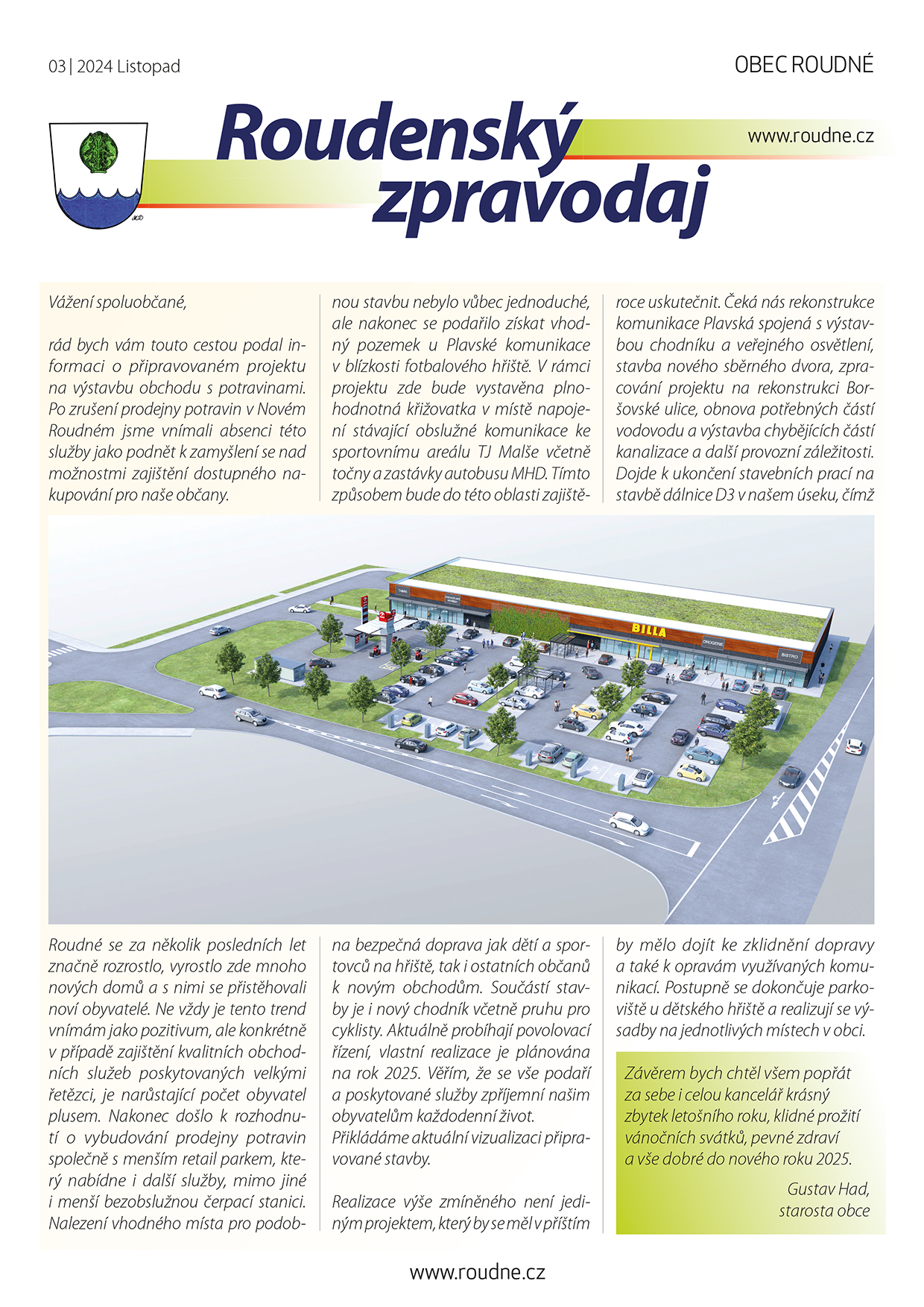 Roudenský zpravodaj číslo 73