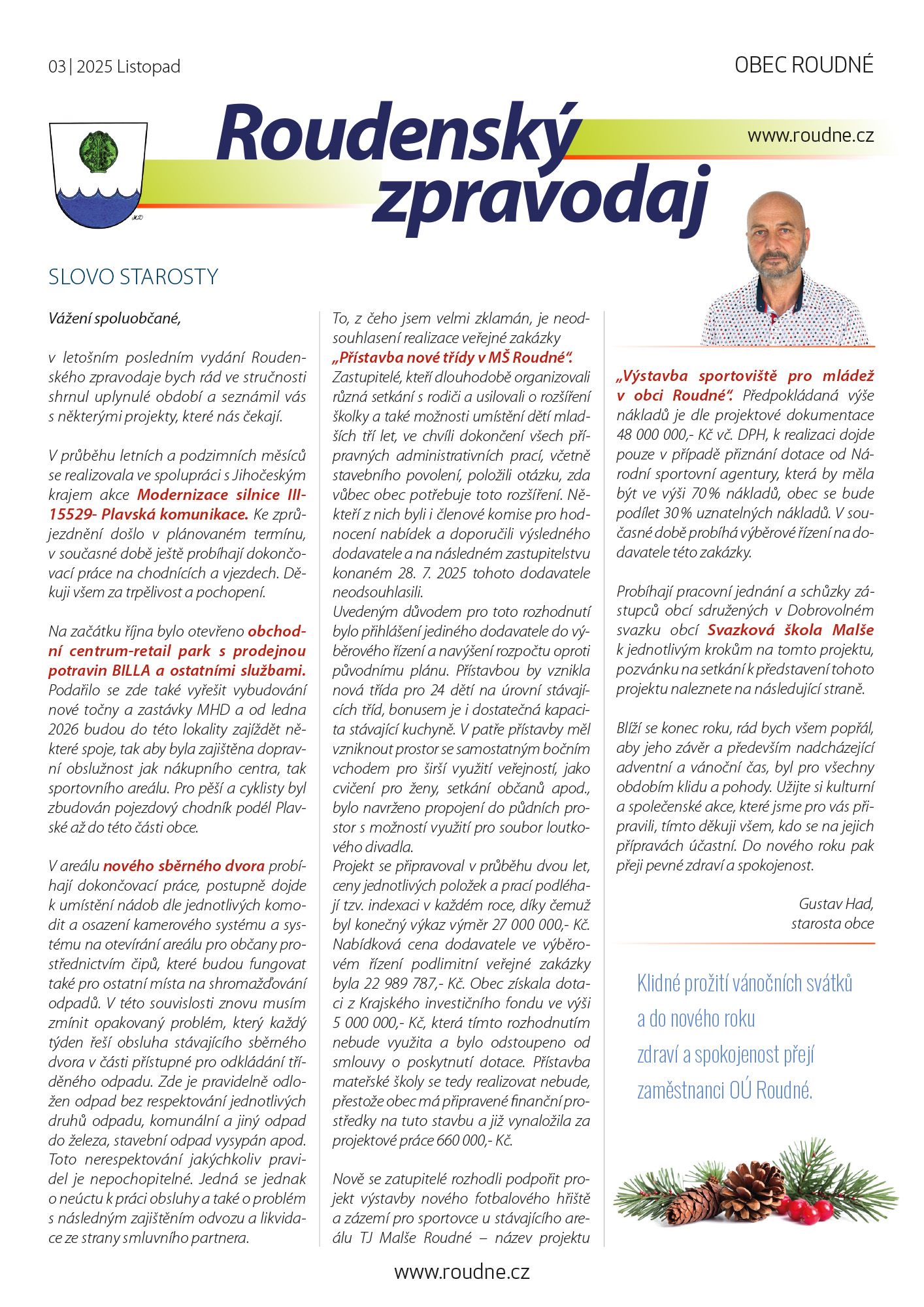 Roudenský zpravodaj číslo 03